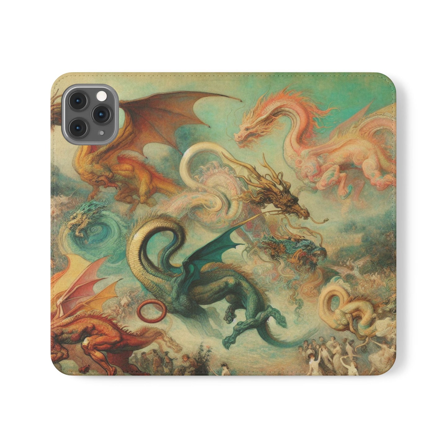 Degas Dreams of Dragons Flip Cases for iPhones