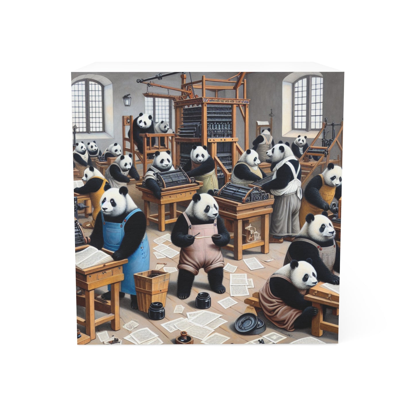 Printing Pandamonium Post It Note Cube