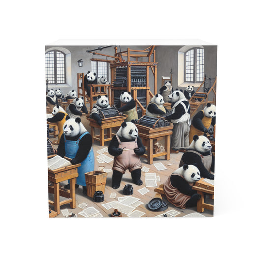 Printing Pandamonium Post It Note Cube