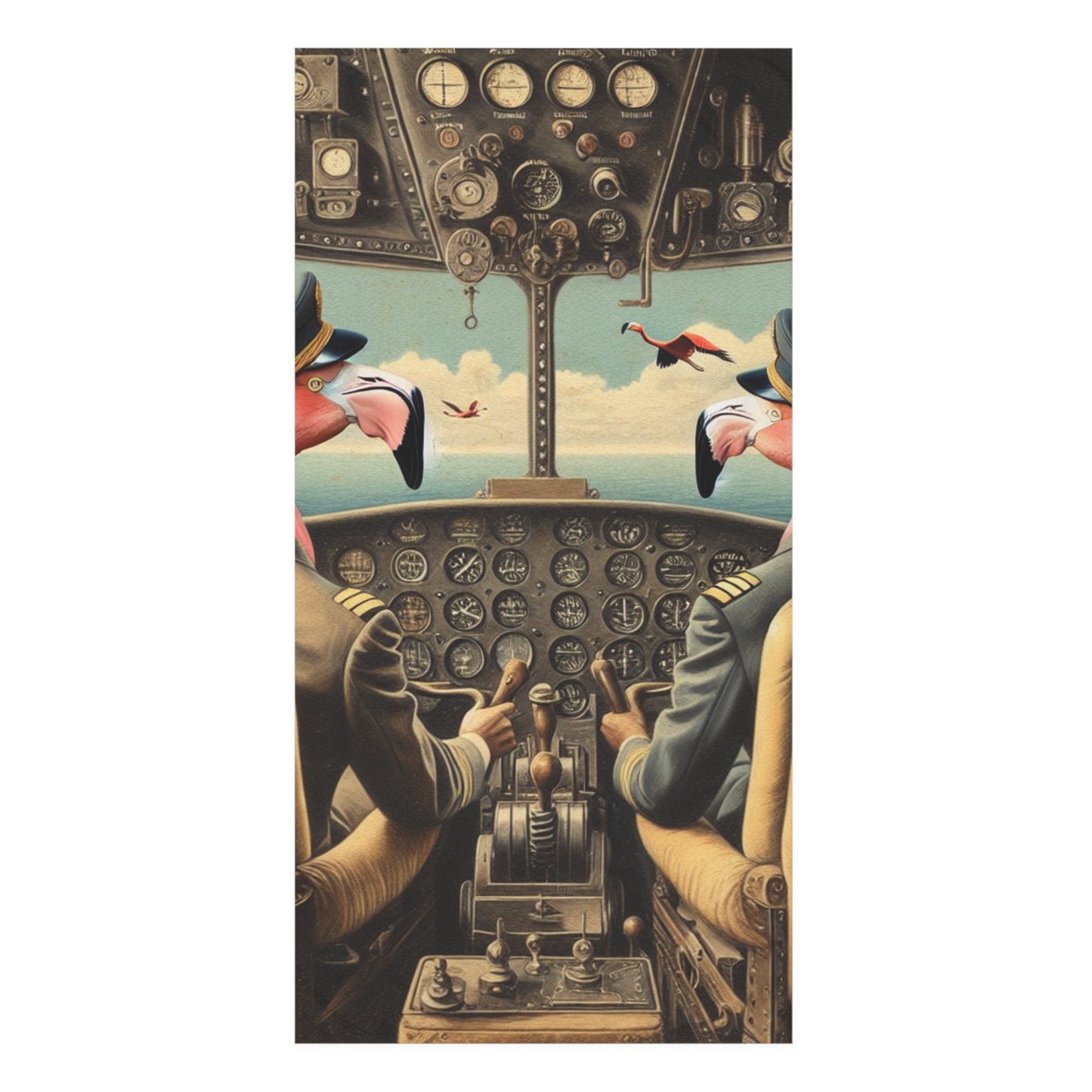 Flamingo Flight Deck Towel