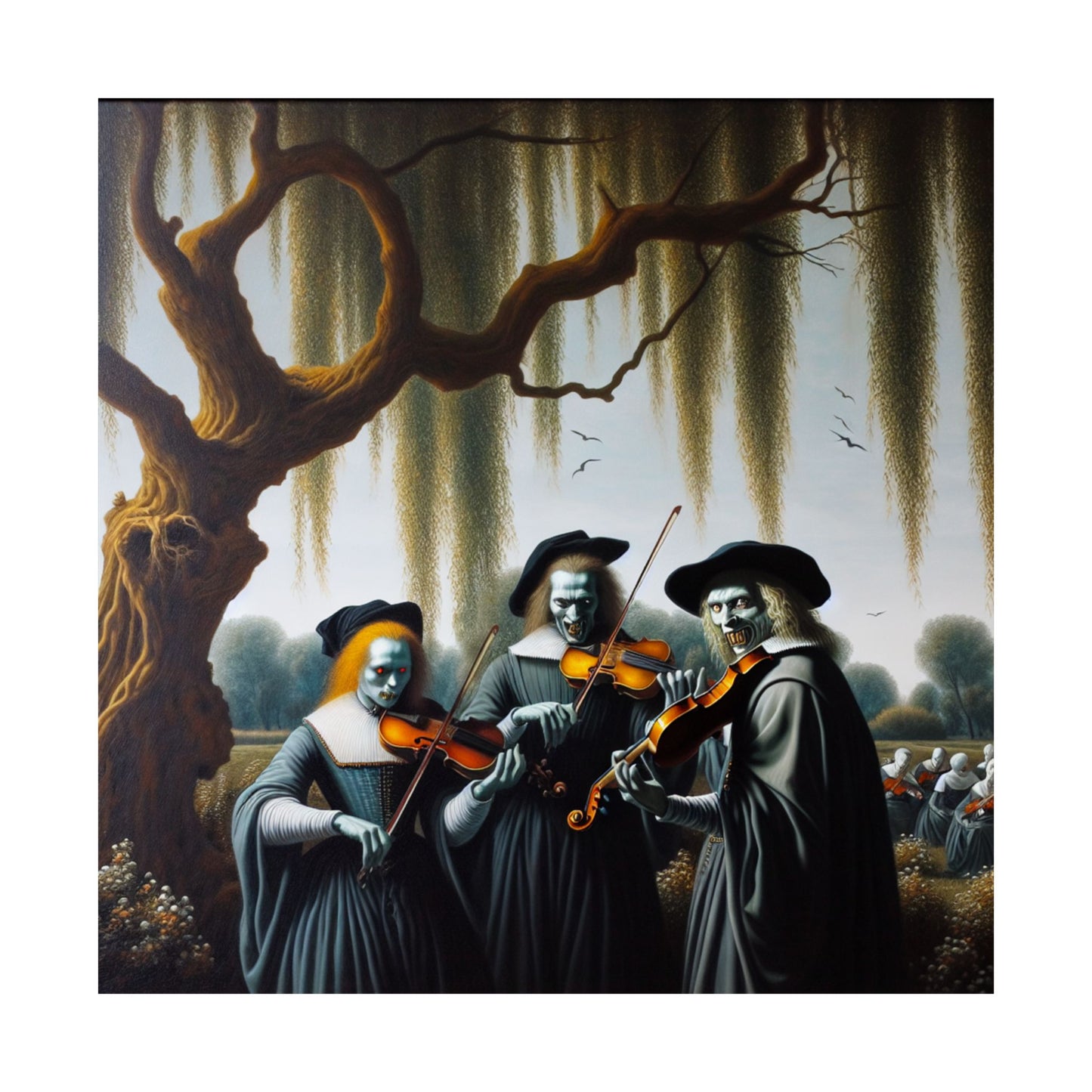 Vermeer's Vampire Violinists Poster