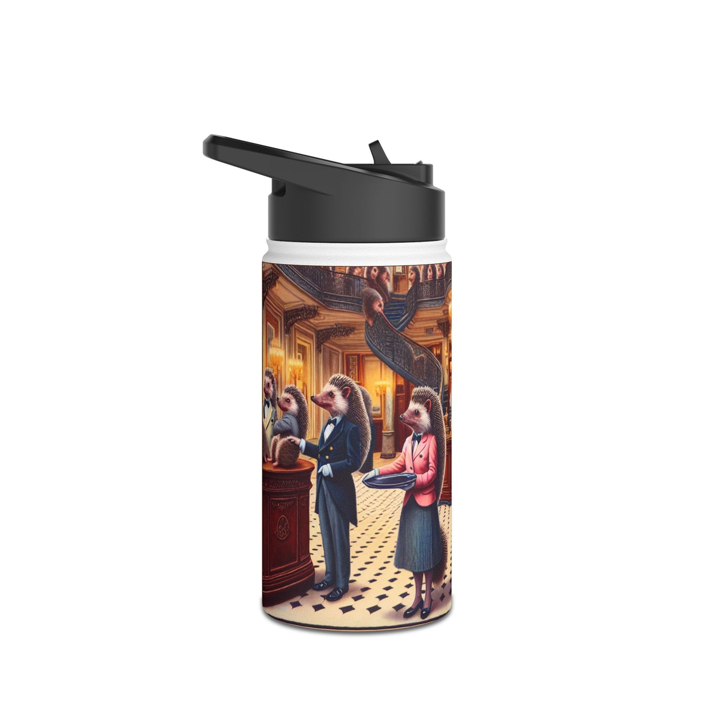 Hedgehog Hotel Stainless Steel Water Bottle
