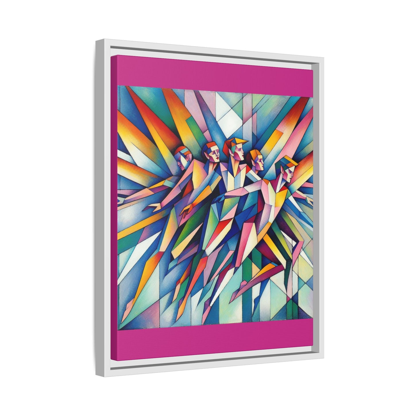 Picasso's Pixies Canvas, Framed (Multi-color)