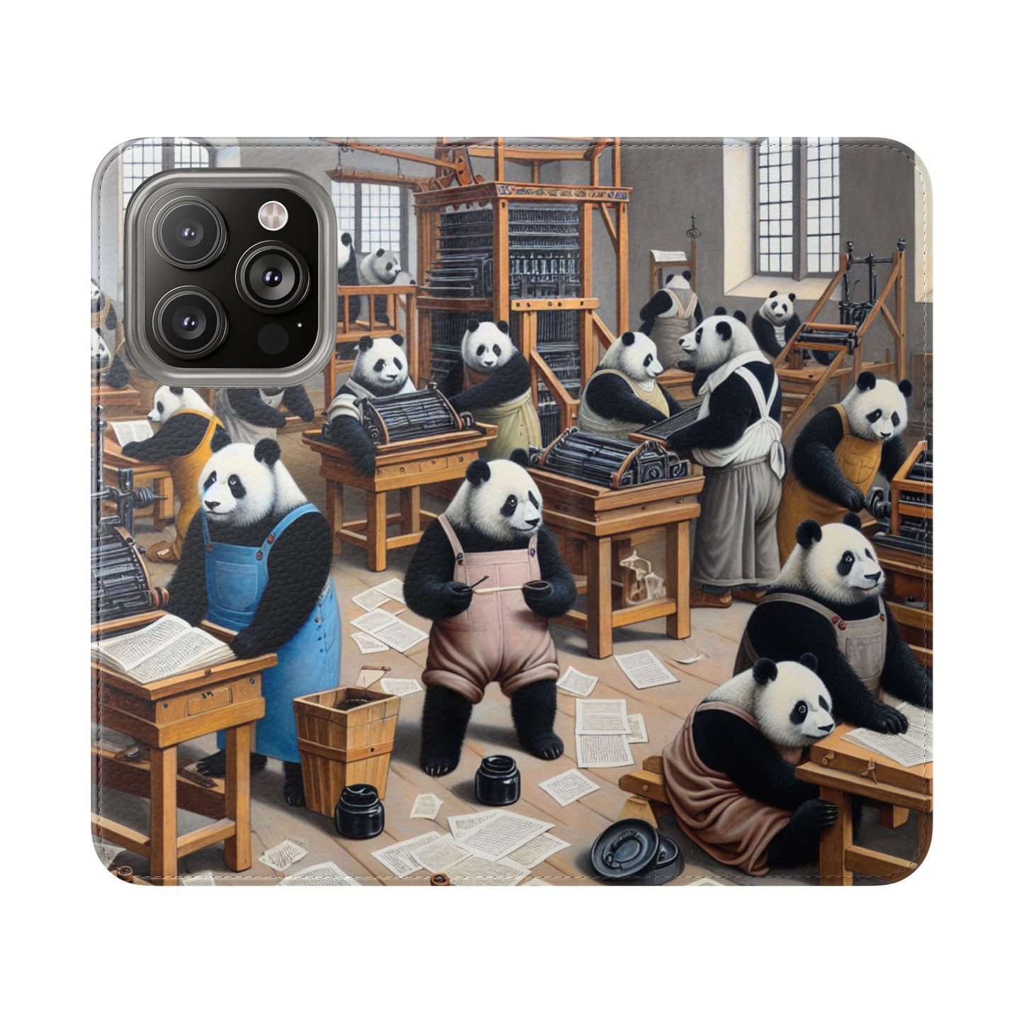 Printing Pandamonium Flip Case - iPhone/Galaxy