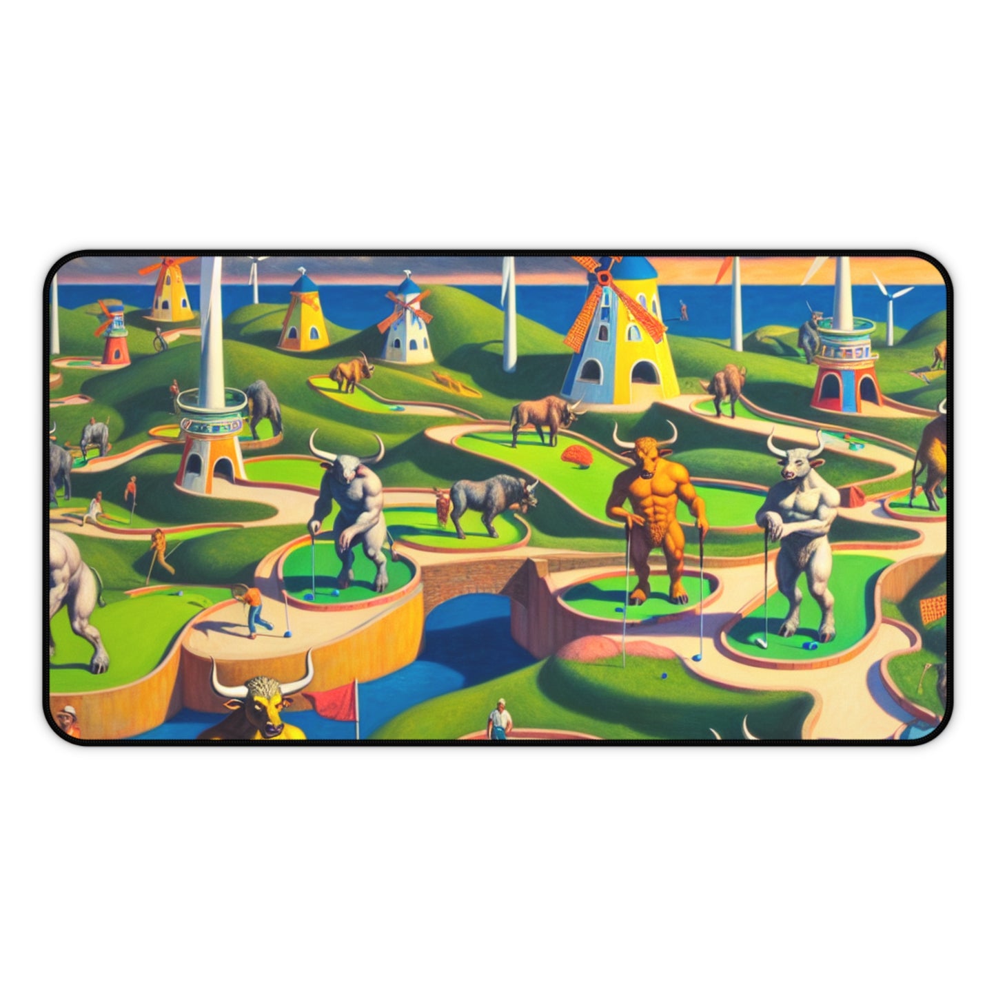 Mini-taur Golf Desk Mat