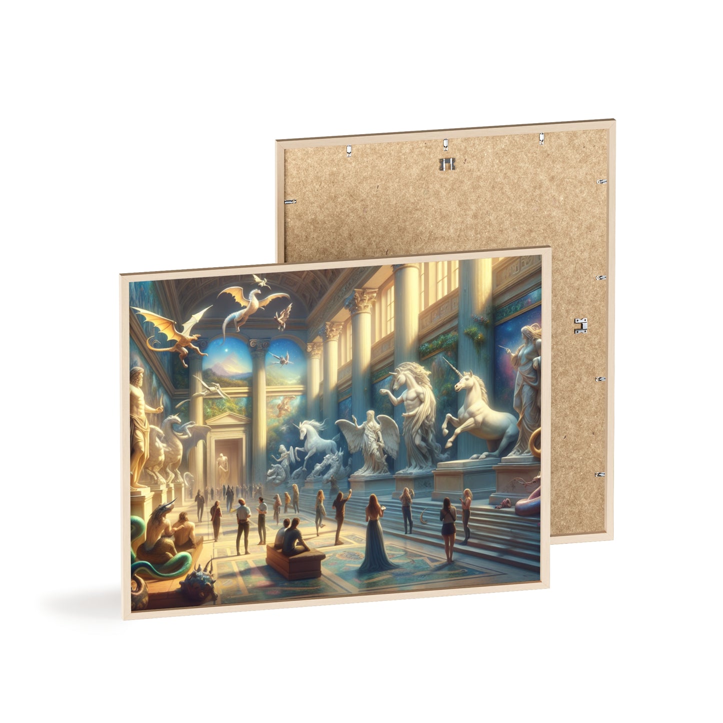 Framed Atlantis Atrium Poster