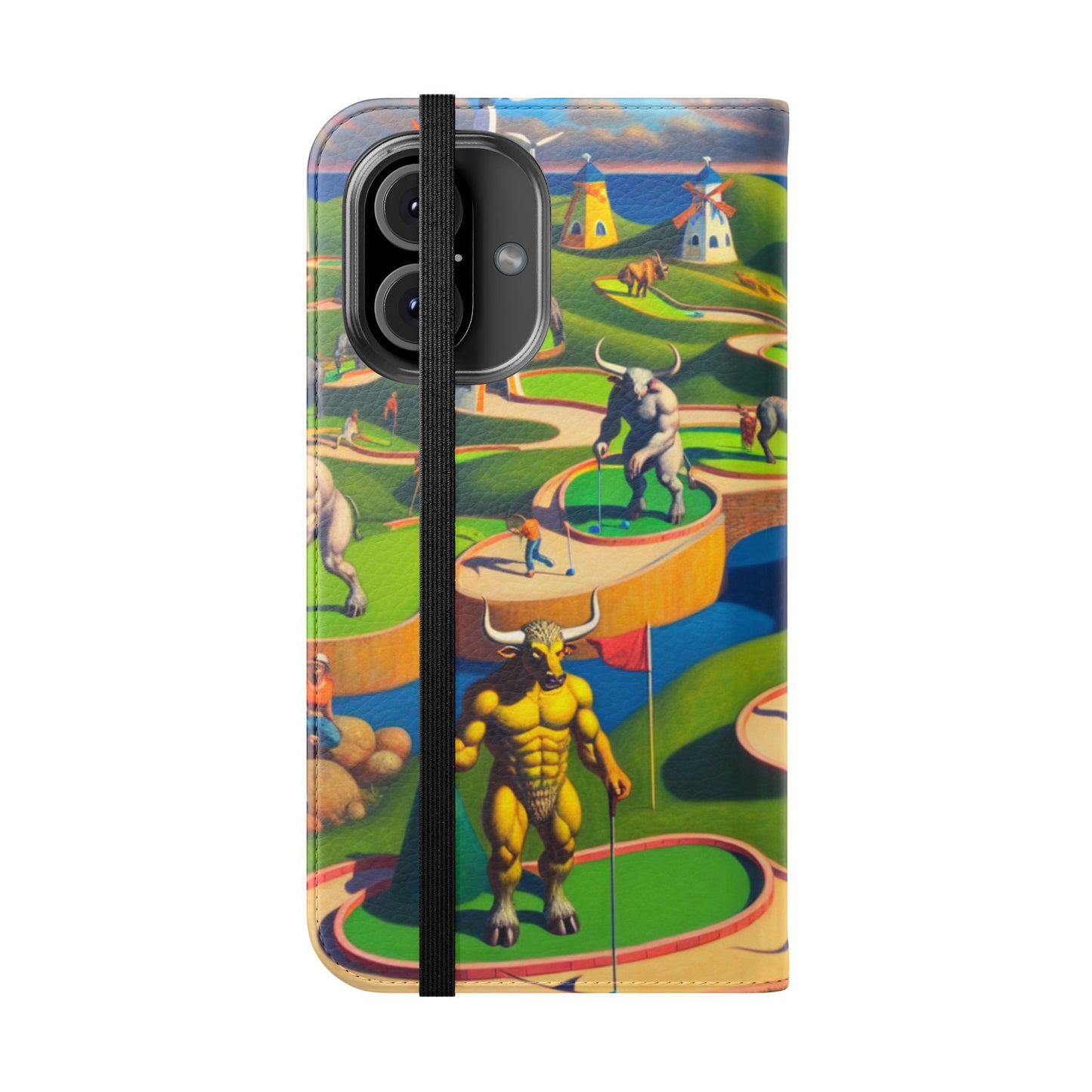 Mini-taur Golf Flip Case - iPhone/Galaxy