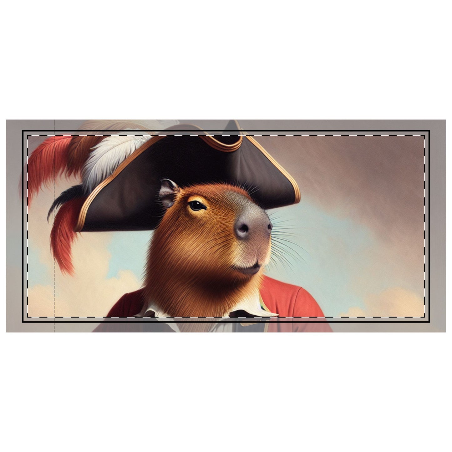 Captain Capybara Microfiber Pillowcase