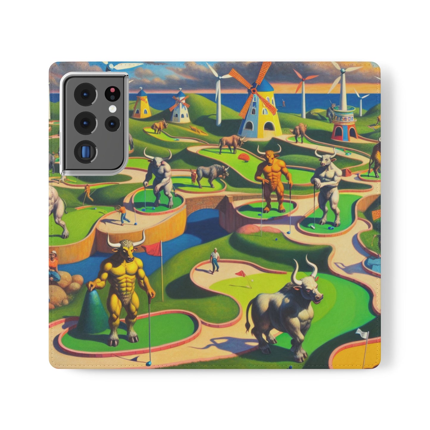 Mini-taur Golf Flip Case - iPhone/Galaxy