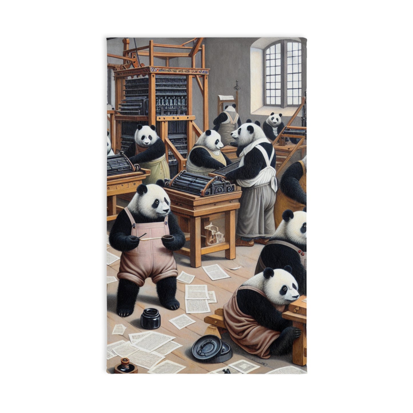 Printing Pandamonium Hand Towel