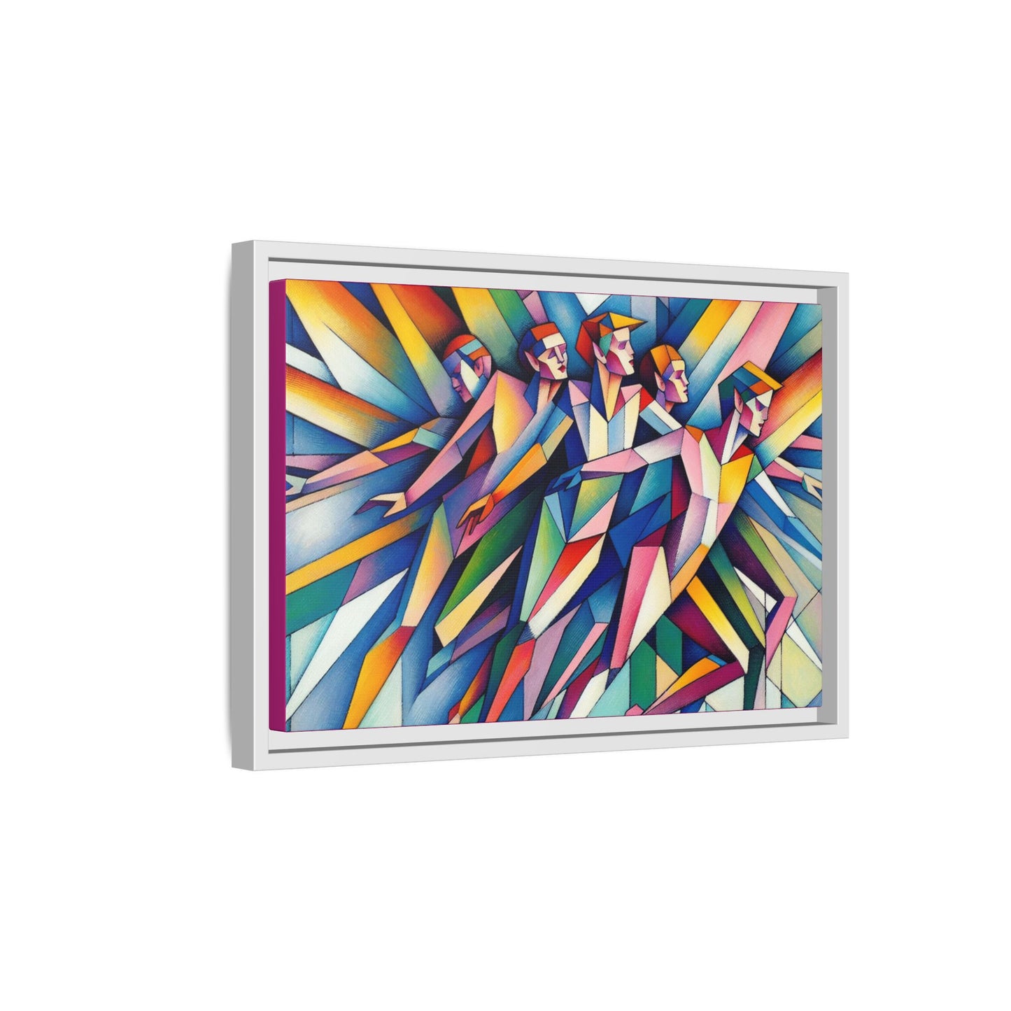 Picasso's Pixies Canvas, Framed (Multi-color)