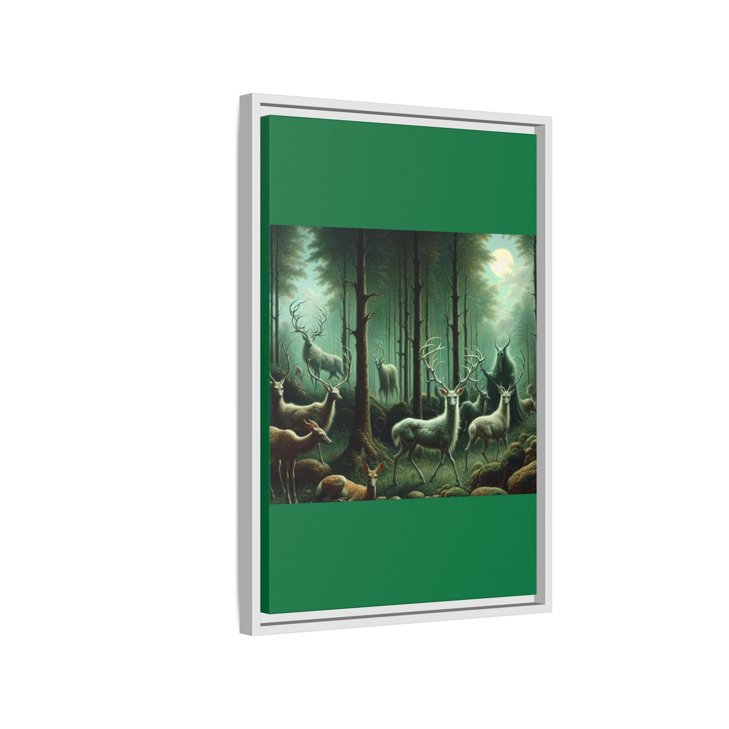 Wendigo Shepherd Canvas, Framed (Multi-color)