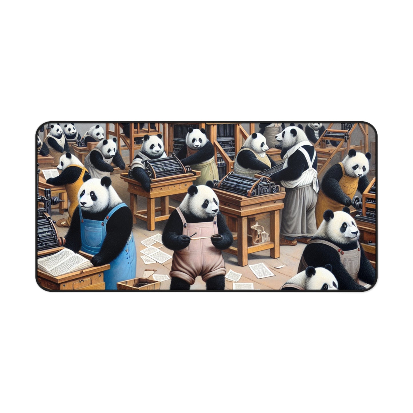 Printing Pandamonium Desk Mat