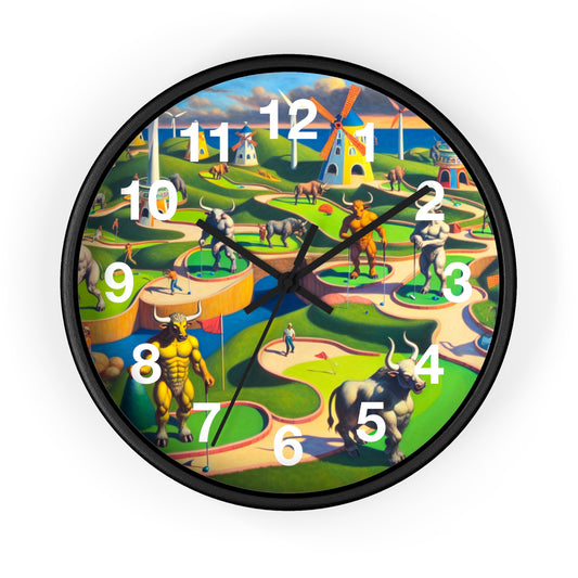 Mini-taur Golf Wall Clock