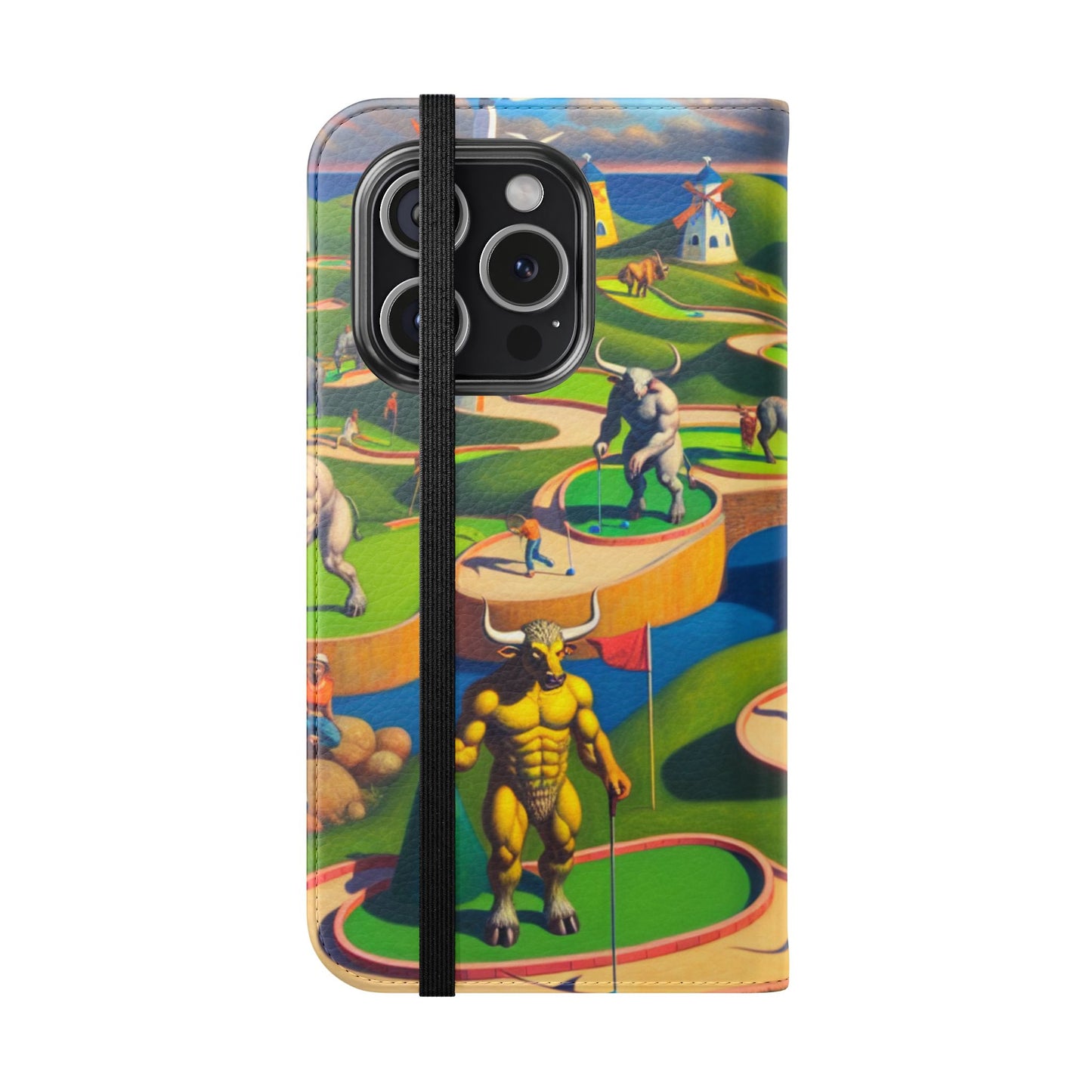 Mini-taur Golf Flip Case - iPhone/Galaxy