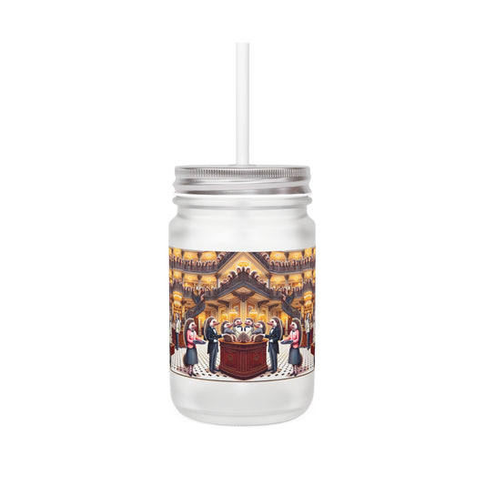 Hedgehog Hotel Mason Jar Tumbler