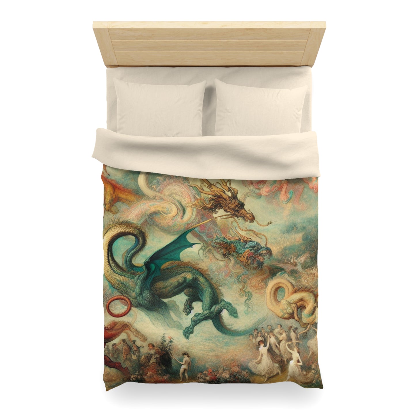 Degas Dreams of Dragons Microfiber Duvet Cover