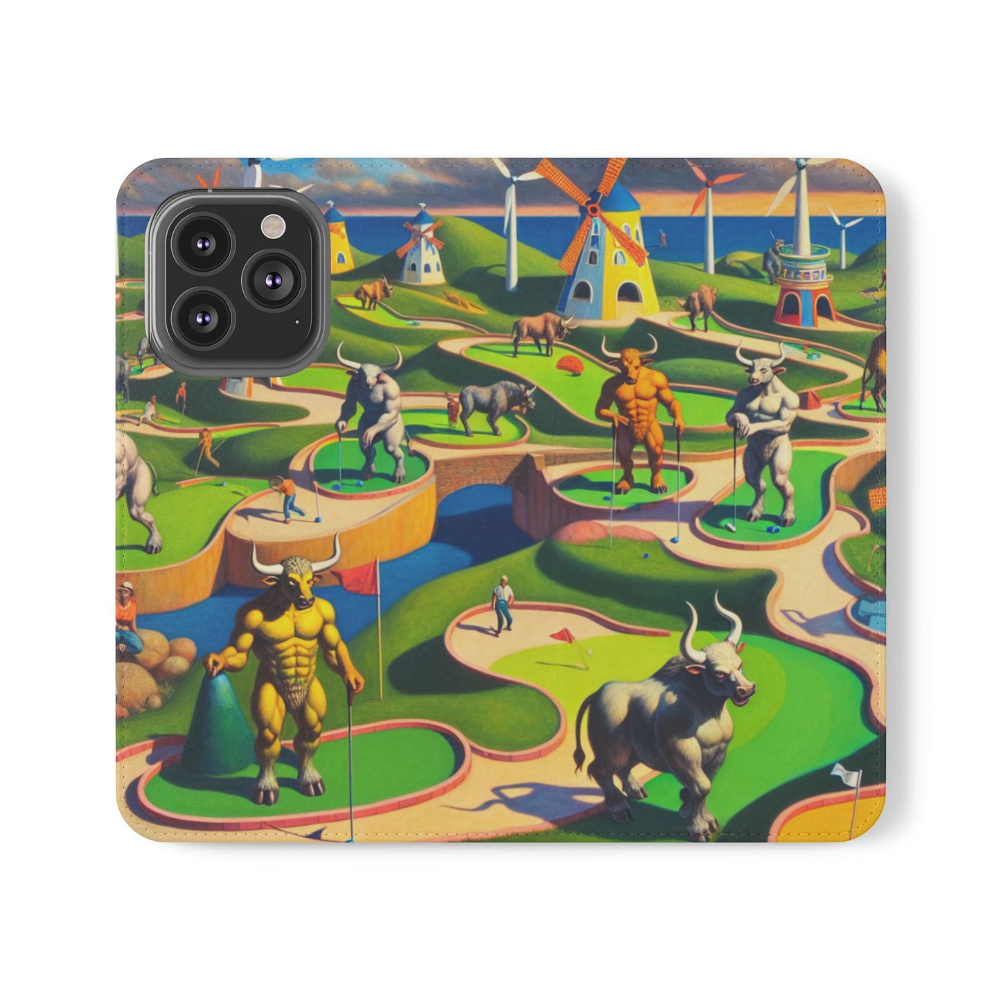 Mini-taur Golf Flip Case - iPhone/Galaxy