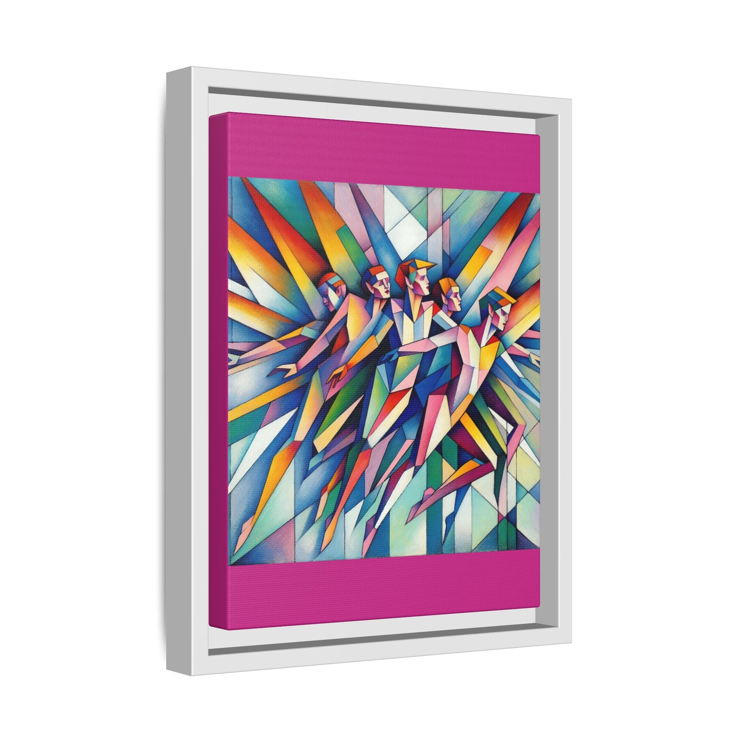 Picasso's Pixies Canvas, Framed (Multi-color)
