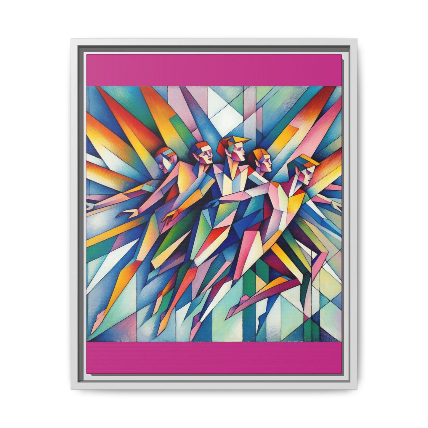 Picasso's Pixies Canvas, Framed (Multi-color)