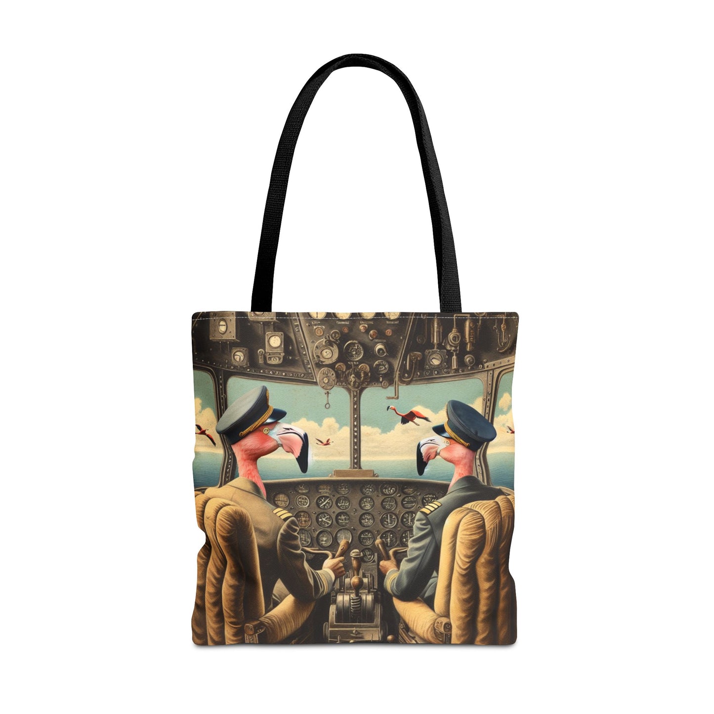 Flamingo Flight Deck Tote Bag
