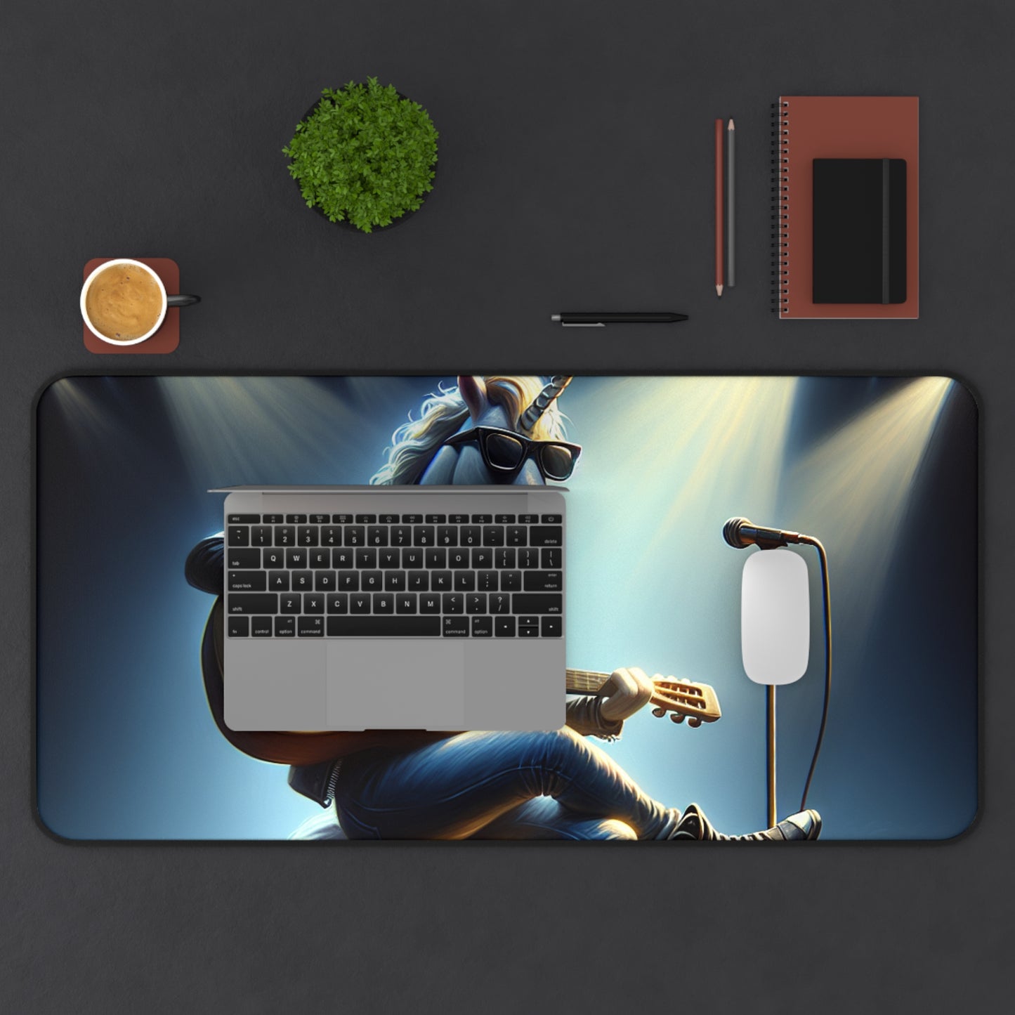 Unicorn Unplugged Desk Mat