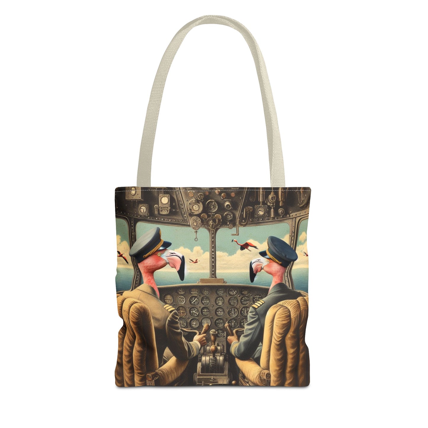 Flamingo Flight Deck Tote Bag