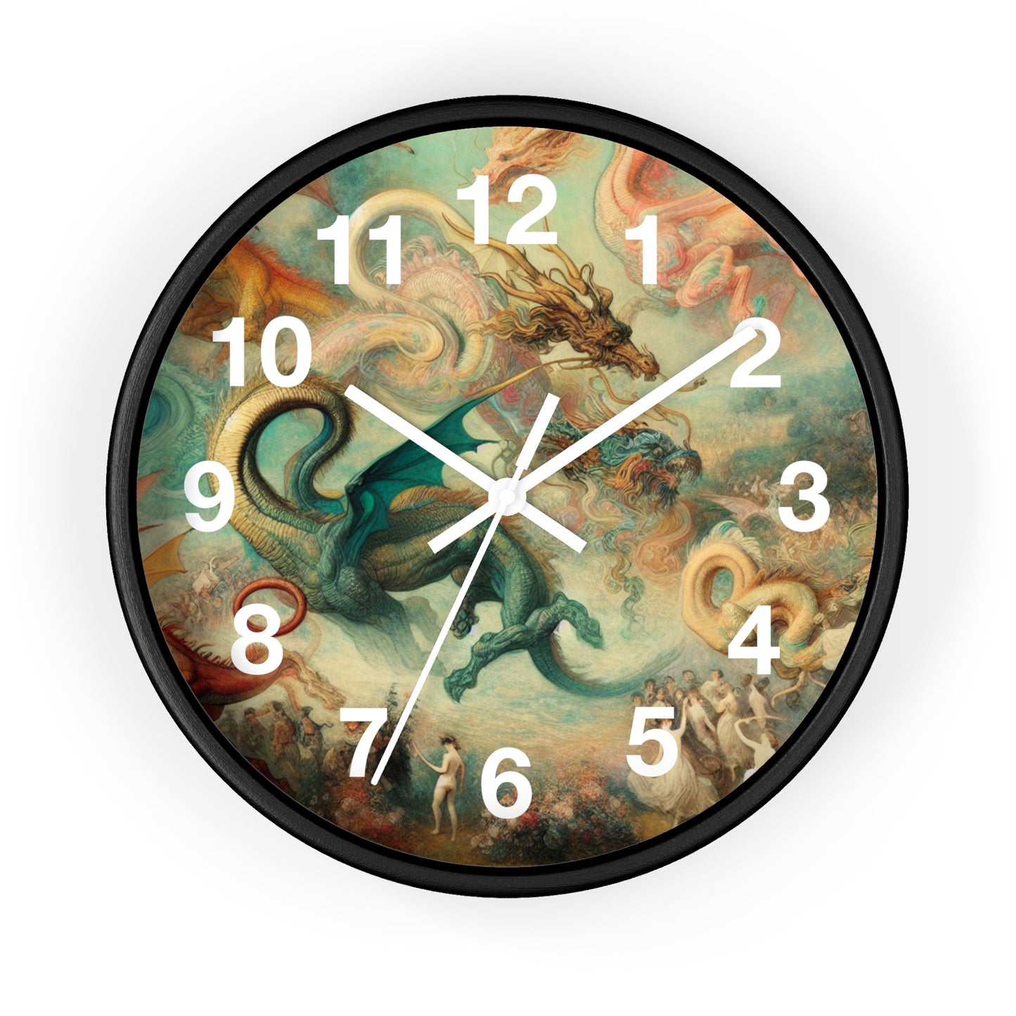 Degas Dreams of Dragons Wall Clock