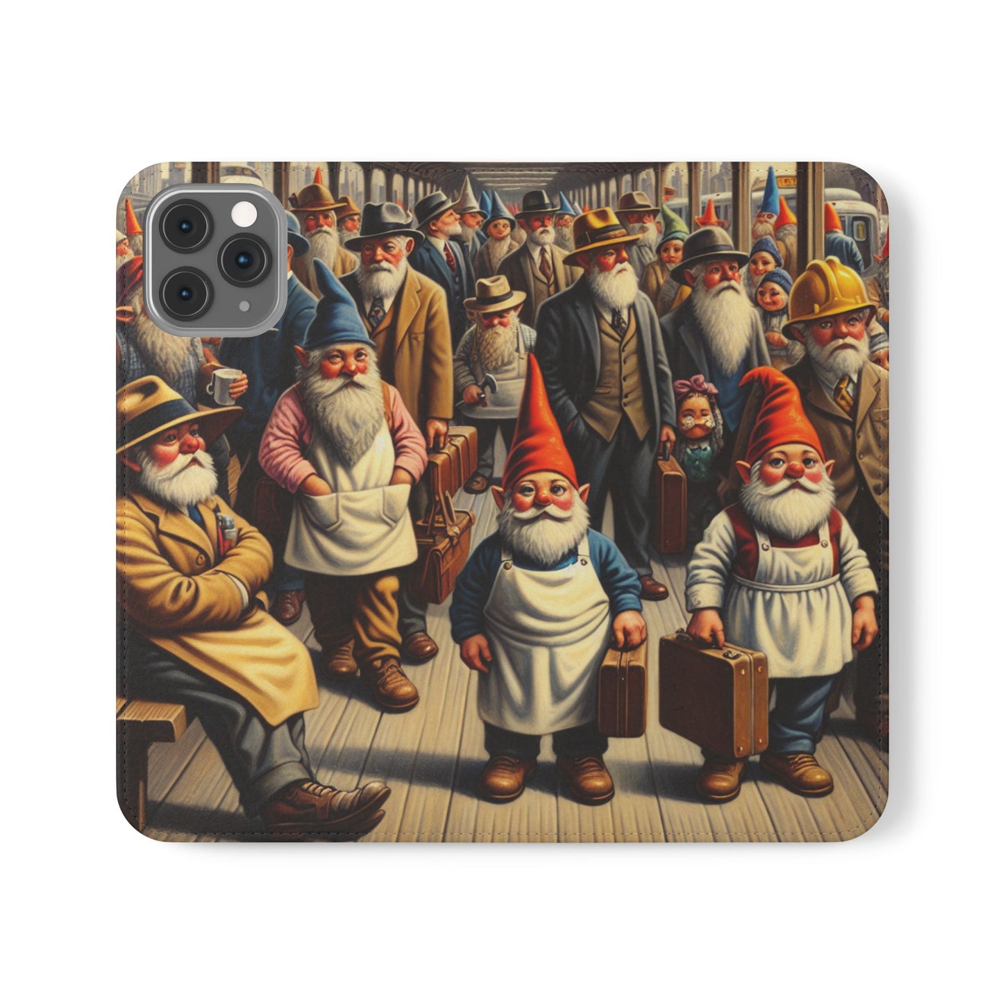 The Gnome-mute Home Flip Case - iPhone/Galaxy