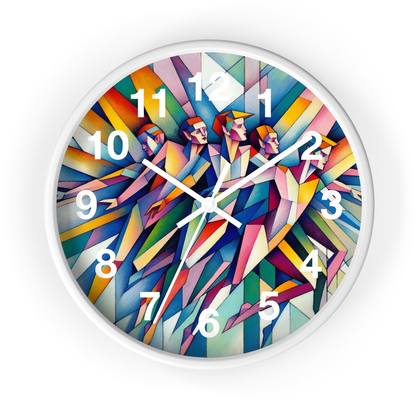 Picasso's Pixies Wall Clock