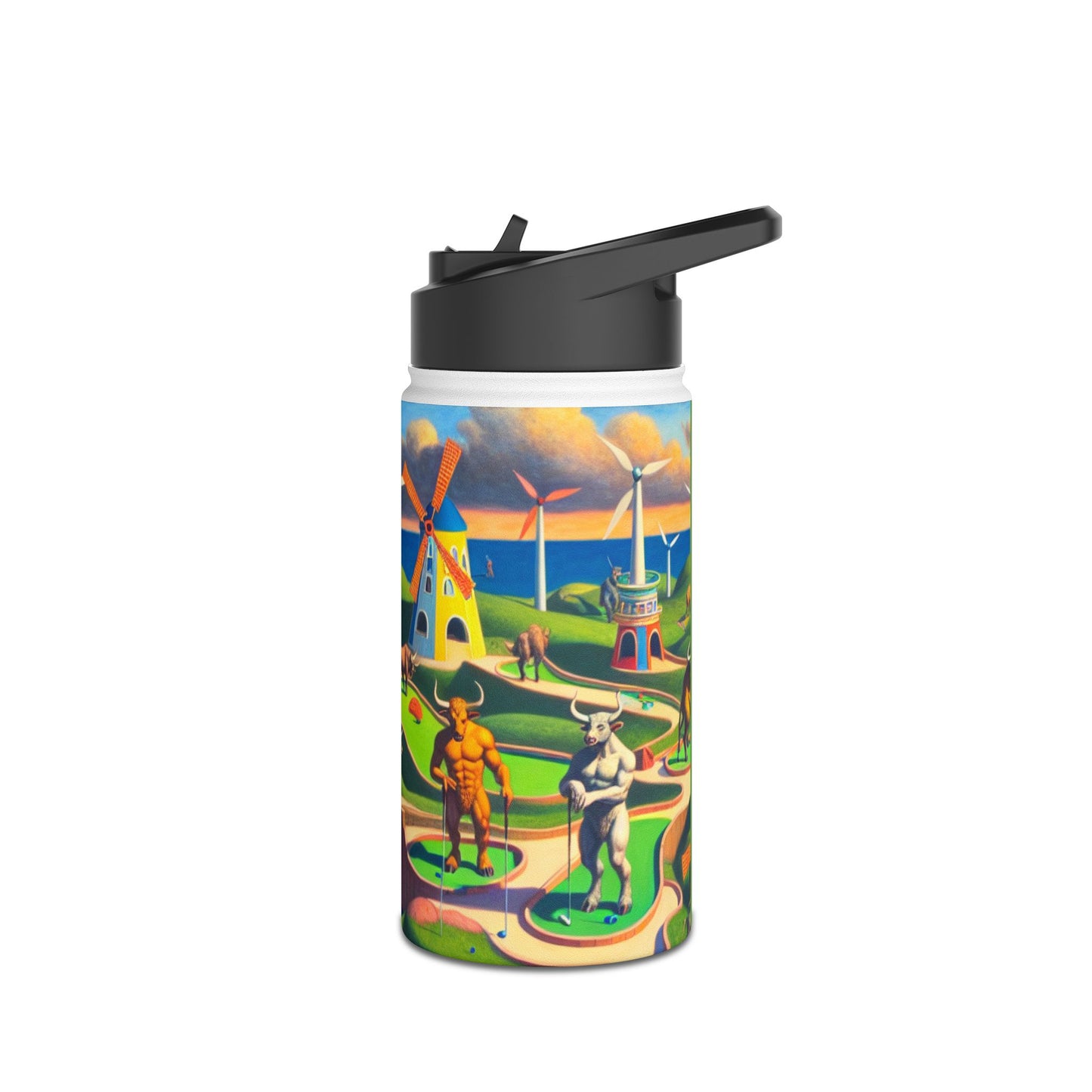 Mini-taur Golf Stainless Steel Water Bottle