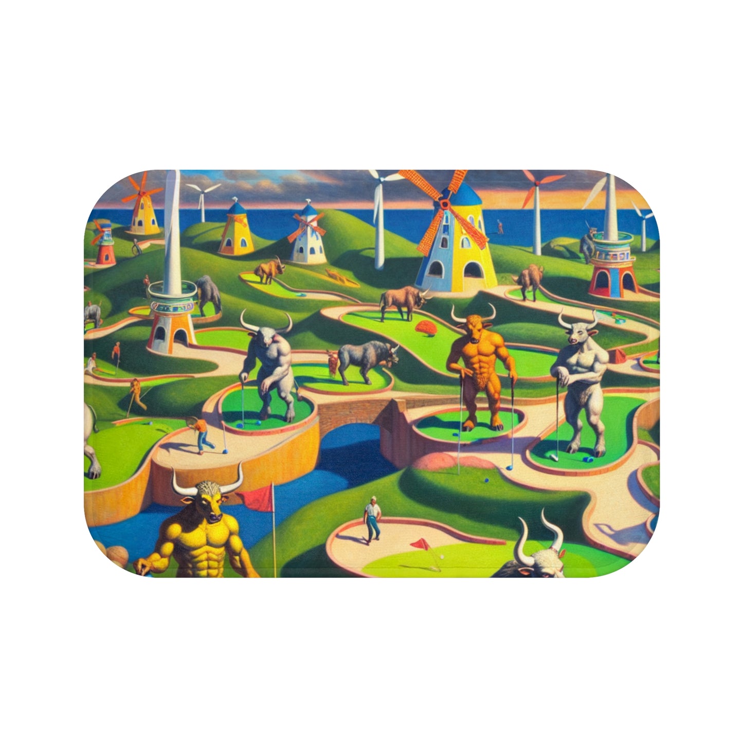 Mini-taur Golf Bath Mat
