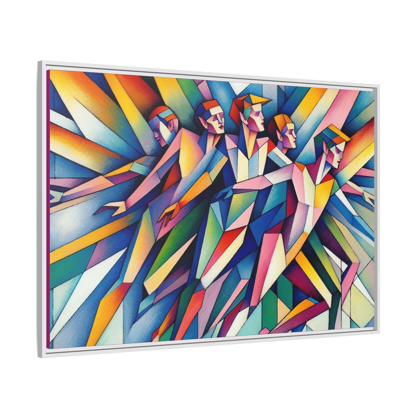 Picasso's Pixies Canvas, Framed (Multi-color)