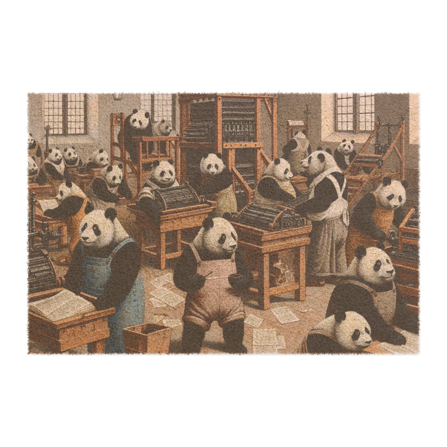 Printing Pandamonium Doormat