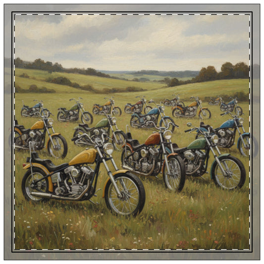 Wild Motorcycles Napkins 4pc