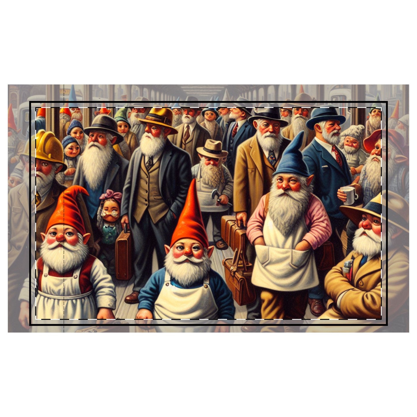 The Gnome-mute Home Microfiber Pillowcase