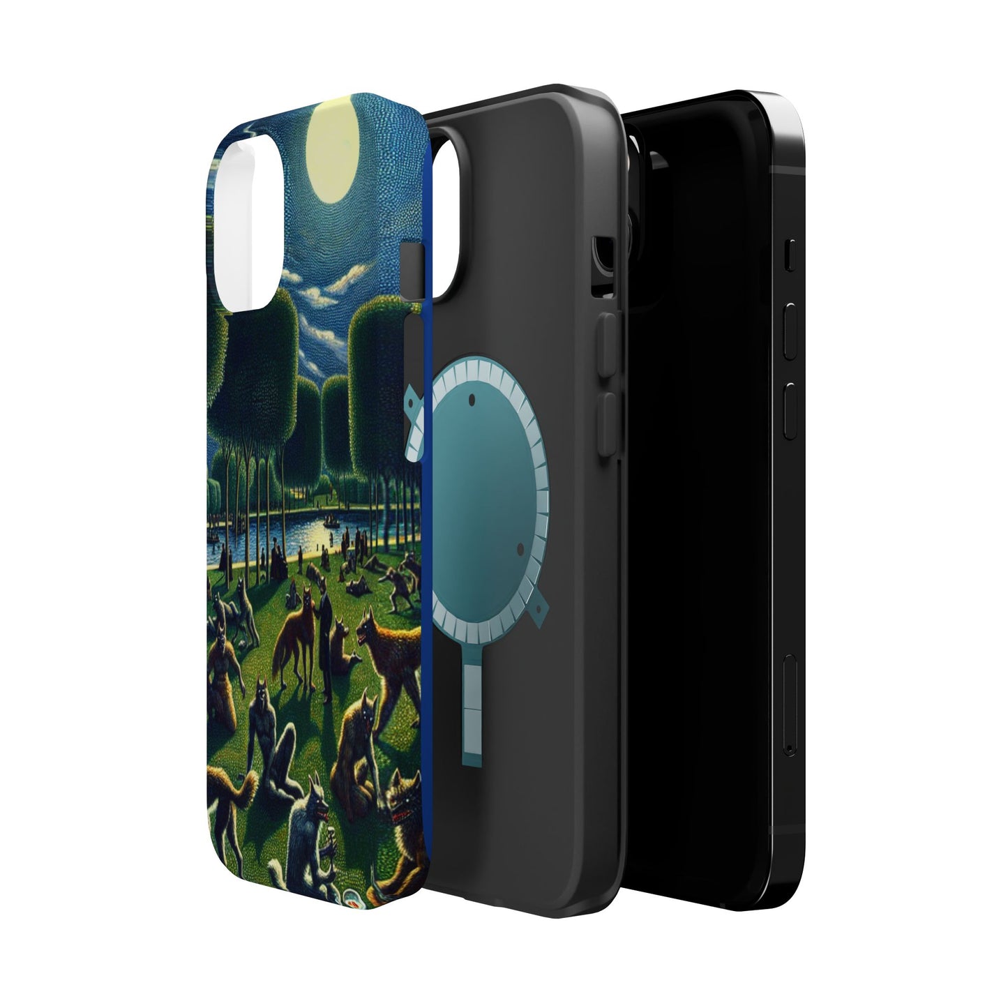 Werewolves at the Waterfront Magnetic iPhone Case