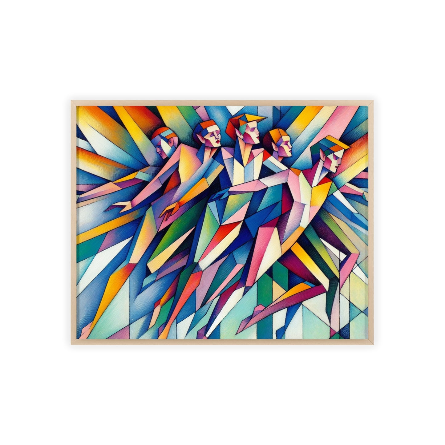 Framed Picasso's Pixies Poster