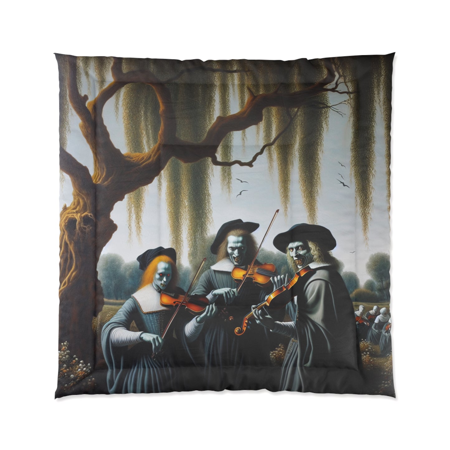 Vermeer's Vampire Violinists Comforter