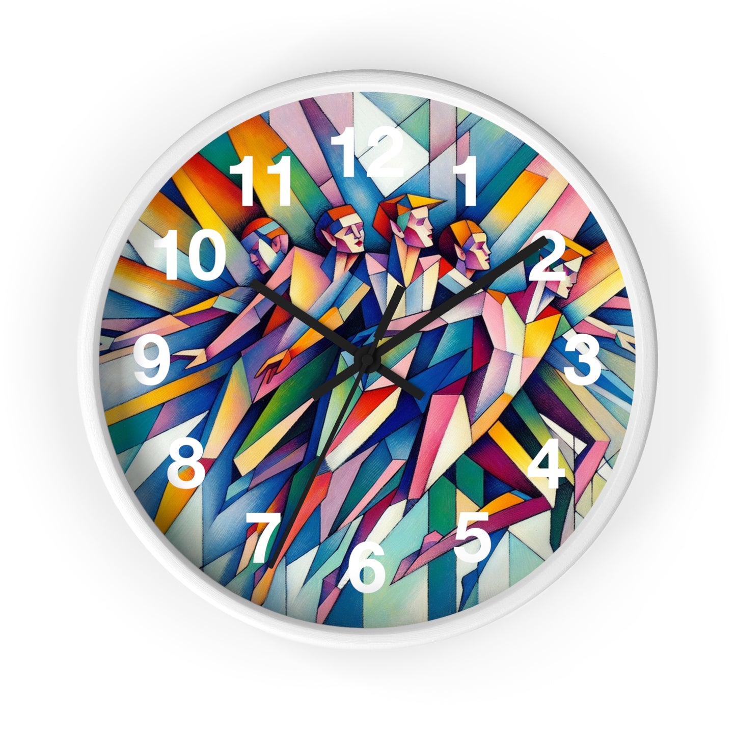 Picasso's Pixies Wall Clock