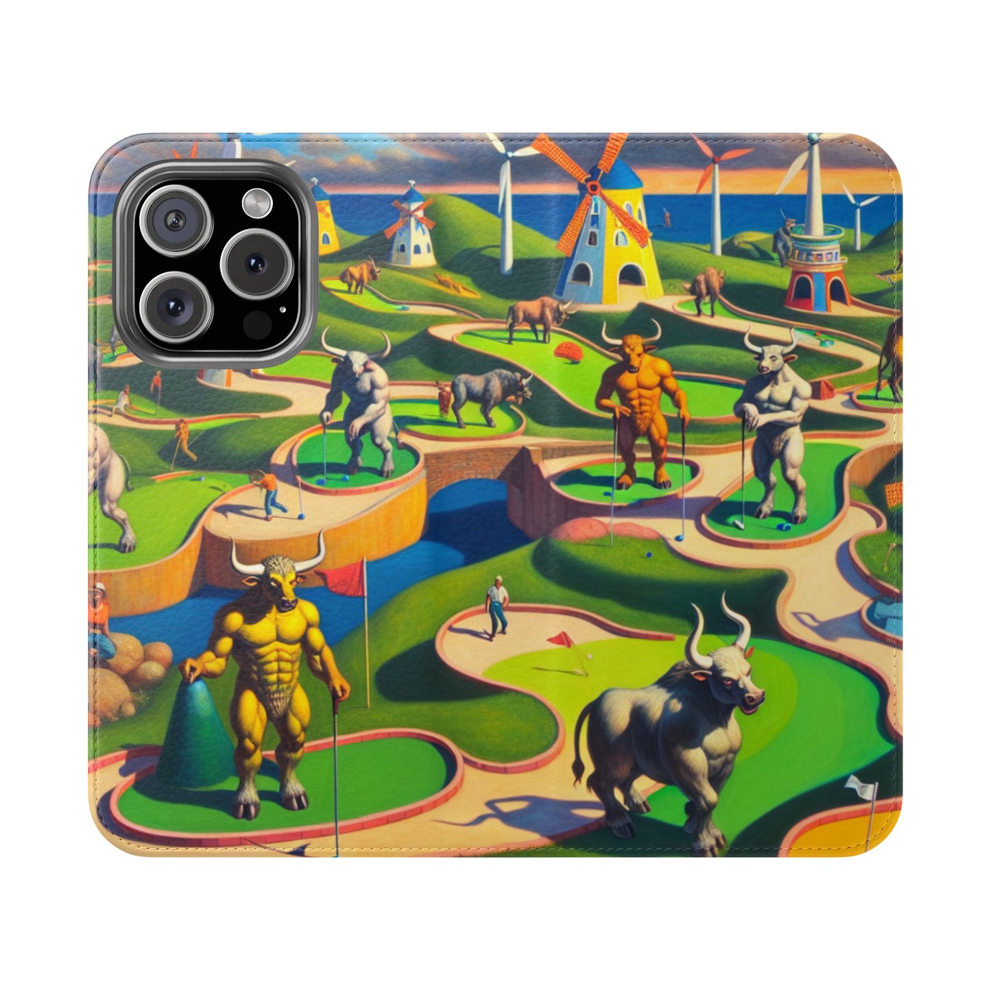 Mini-taur Golf Flip Case - iPhone/Galaxy