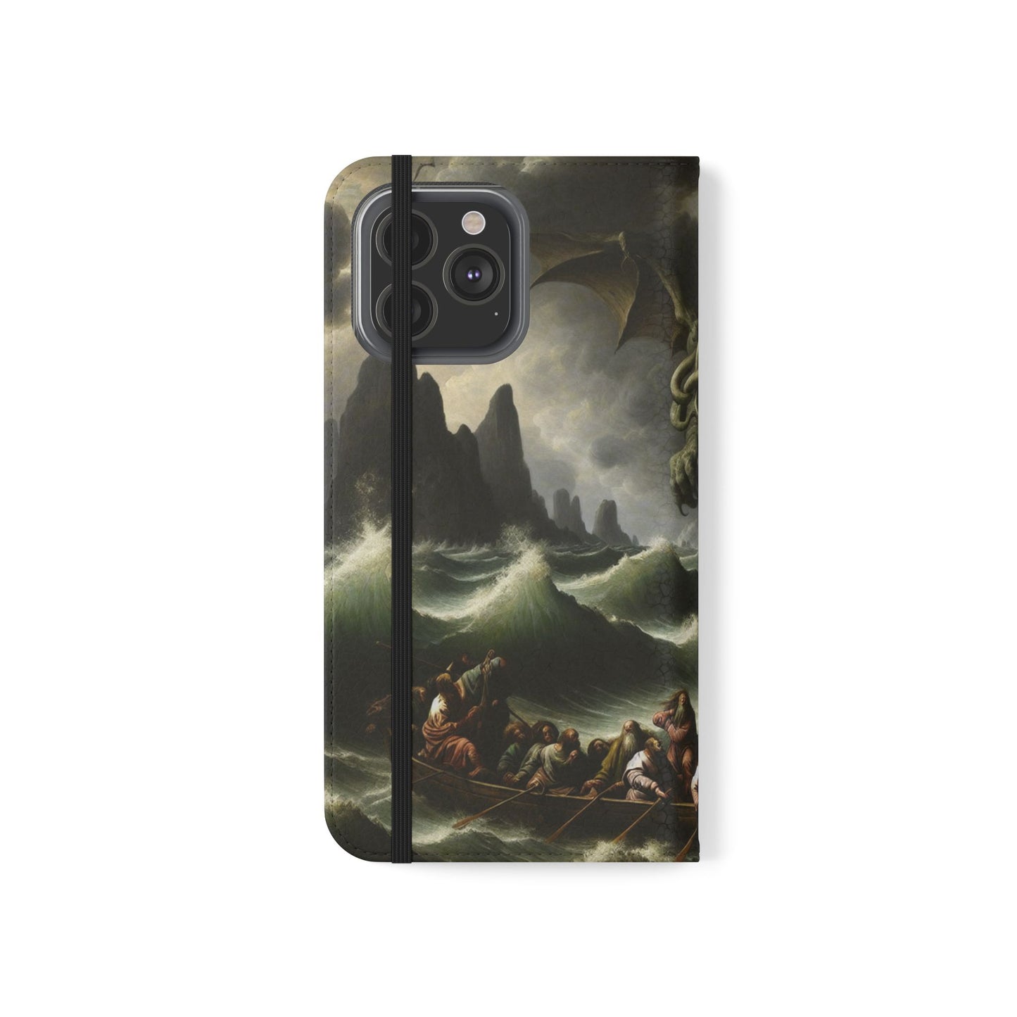 Cthulhu in the Storm Flip Cases for iPhones