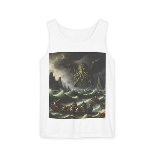 Cthulhu in the Storm Unisex Tank Top