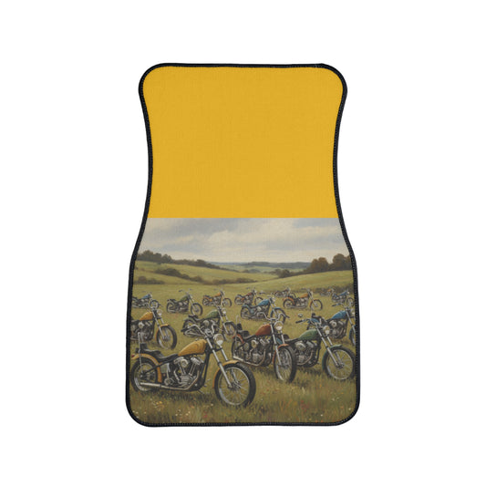 Wild Motorcycles Car Floor Mat