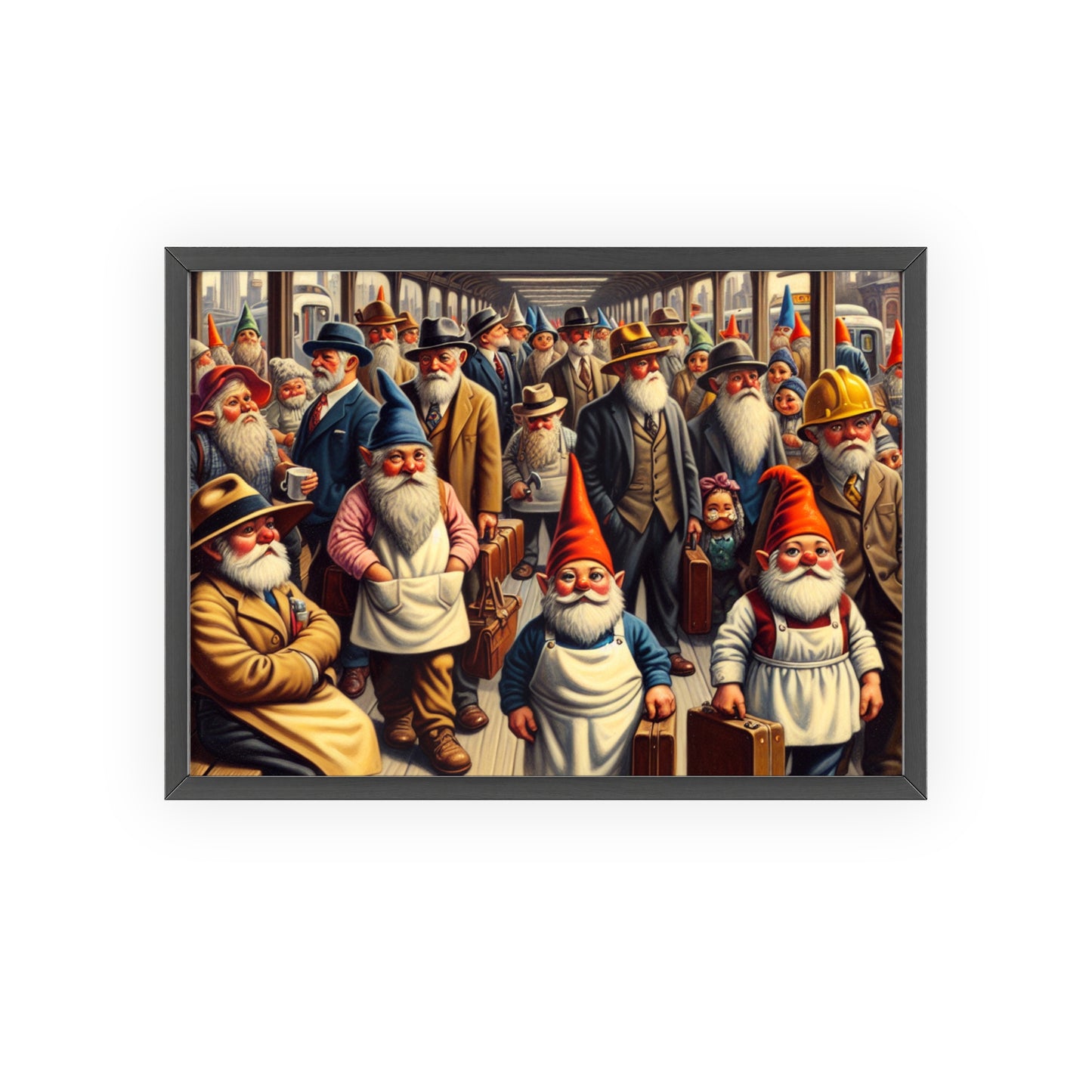 Framed The Gnome-mute Home Poster