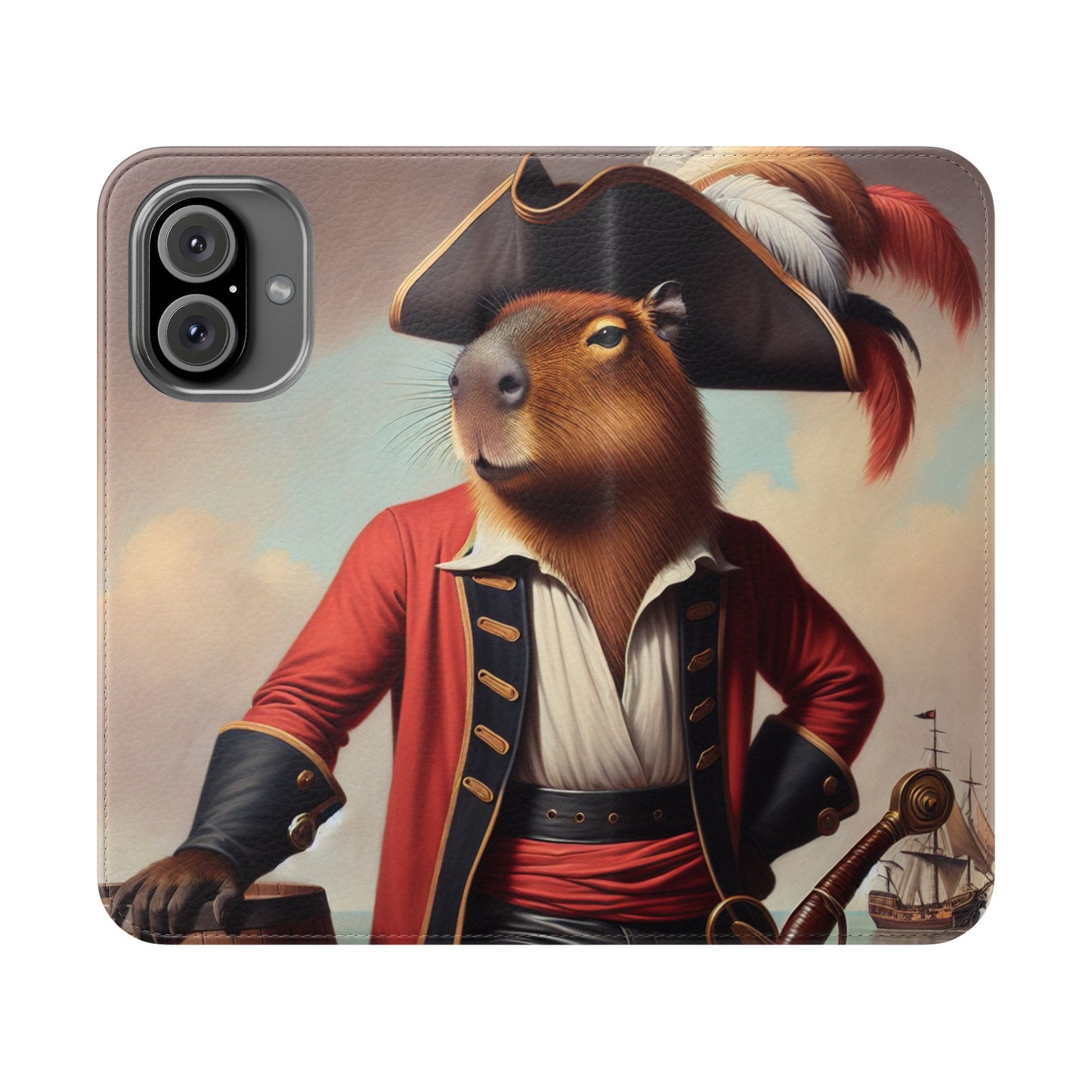 Captain Capybara Flip Case - iPhone/Galaxy