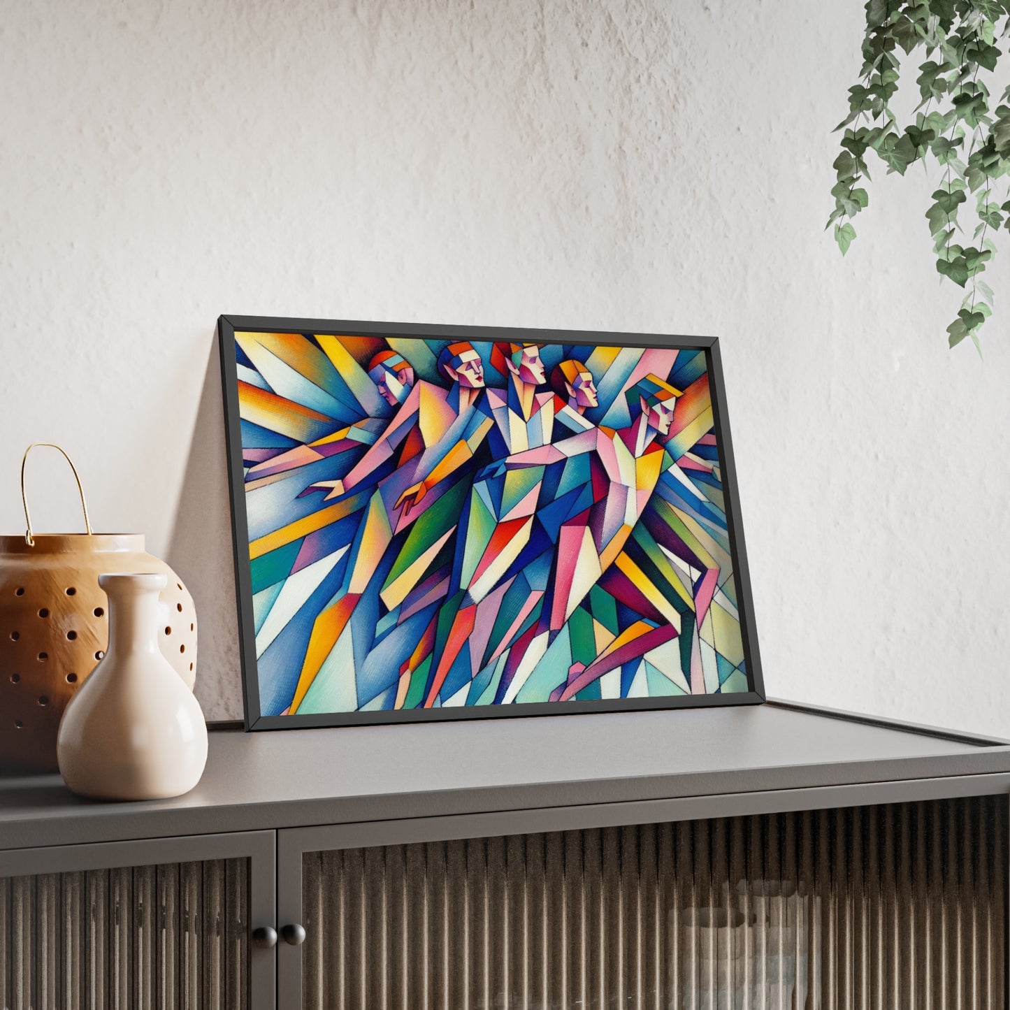 Framed Picasso's Pixies Poster