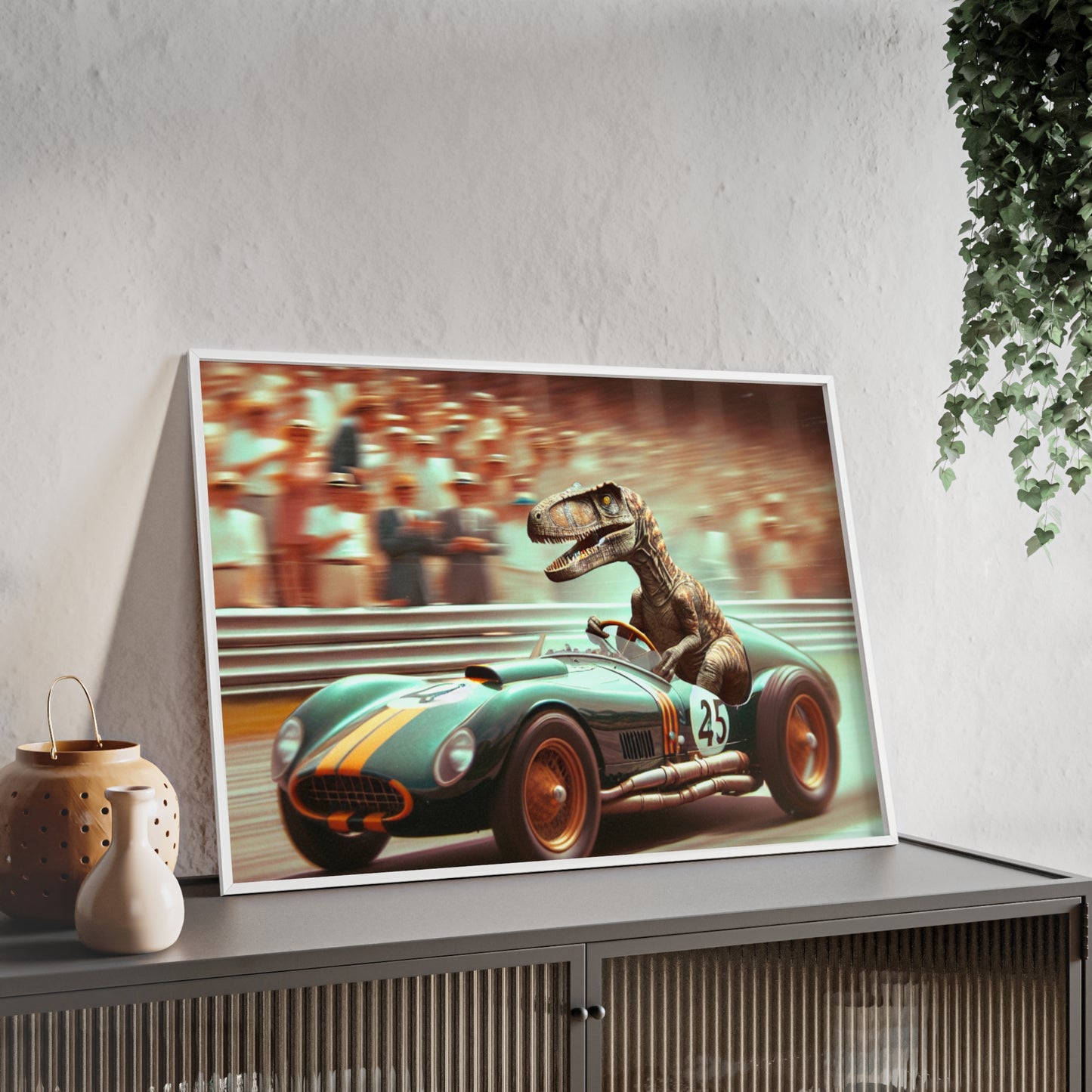 Framed Velocity Raptor Poster