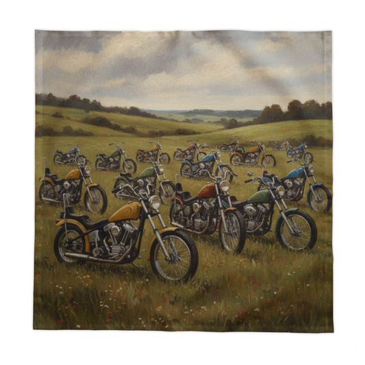 Wild Motorcycles Tablecloth