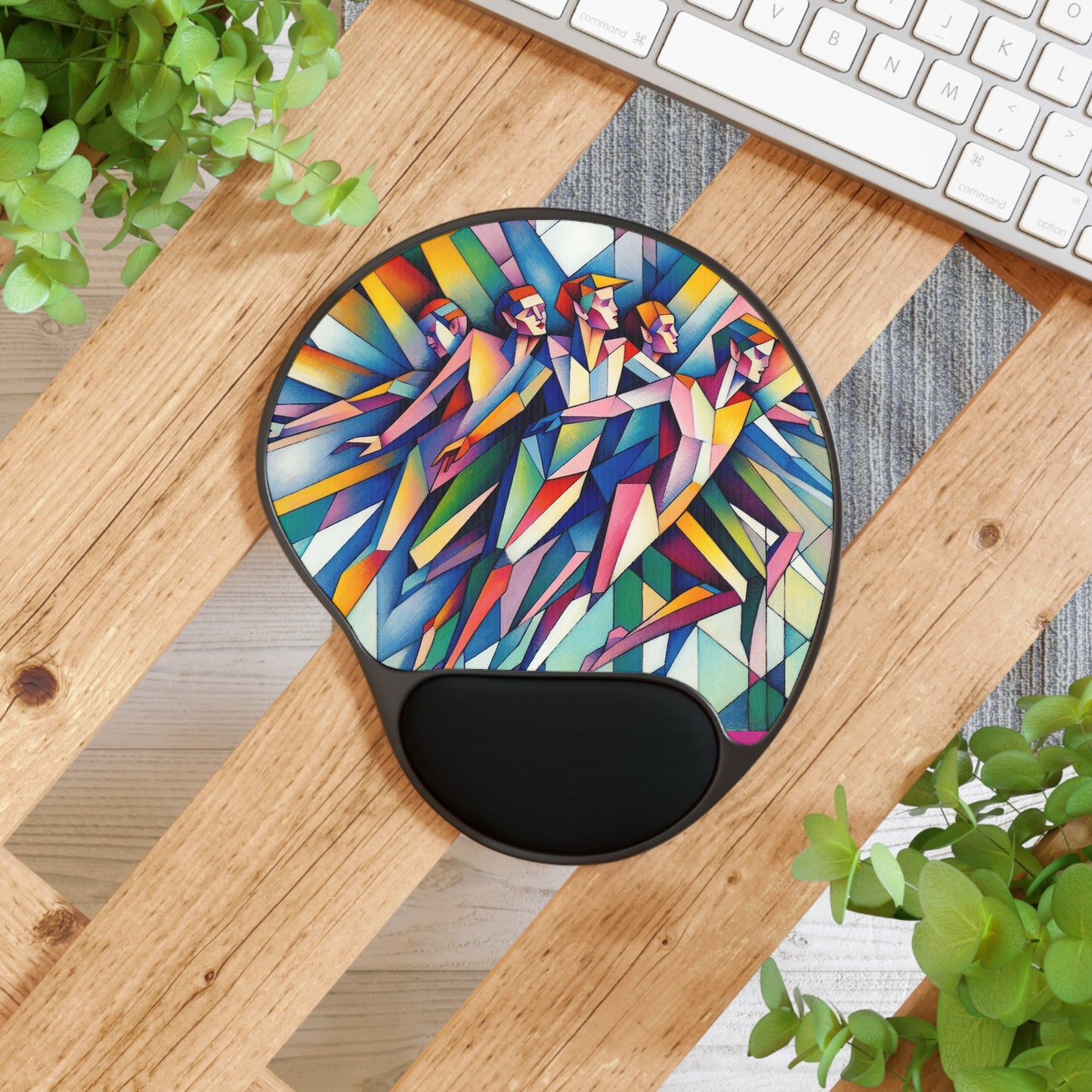 Picasso's Pixies Mouse Pad with Wrist Rest